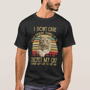 Camiseta Não me importo com o que pensam de mim, exceto o m
