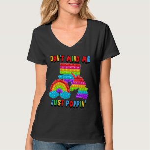 Camiseta Não me importo de apenas estourar o Unicorn Rainbo