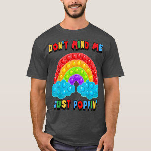 Camiseta Não me importo de apertar o Rainbow Fidget Sensory