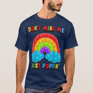 Camiseta Não me importo de apertar o Rainbow Fidget Sensory