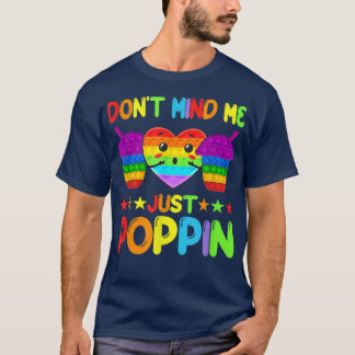 Camiseta Não me importo de estourar Pop engraçado