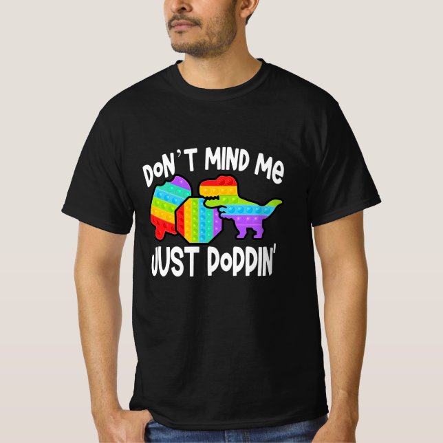 Camiseta Não me importo de me enfiar Pop (Frente)