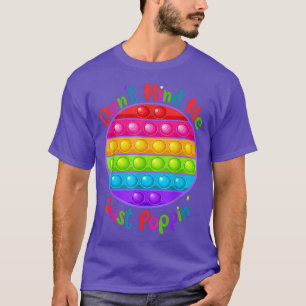 Camiseta Não me importo de me esfregar em um Fidget Senso