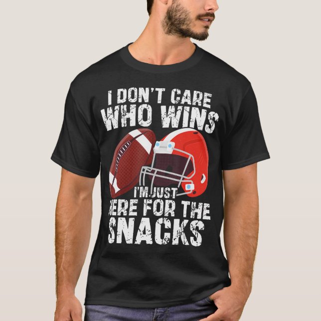 Camiseta Não Me Importo Quem Vai Ganhar ESTOU Aqui Pelos La (Frente)