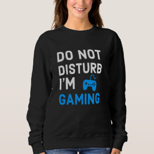 Camiseta Não me incomode, estou jogando Videos games engraç