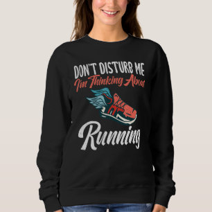 Camiseta Não Me Incomode Estou Pensando Em Correr