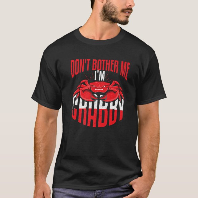 Camiseta Não Me Incomode Im Crabby Seafood Lovers (Frente)