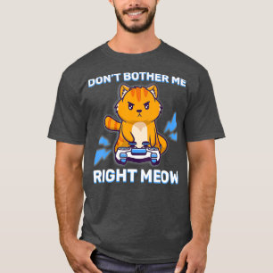 Camiseta Não Me Incomode Imenso Jogar Kawaii Gamer