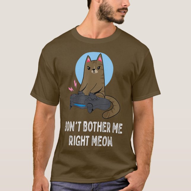 Camiseta Não Me Incomode Nem Me Importo Com Um Jogo Engraça (Frente)
