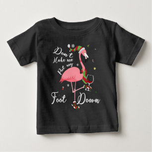 Camiseta Não me obrigue a colocar meu pé em presentes de Fl