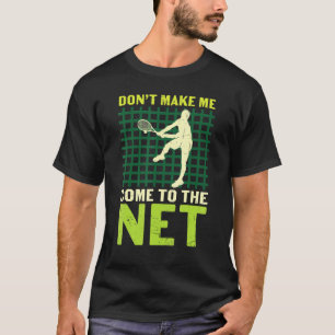 Camiseta Não me obrigue a ir à Reprodução de Tênis de Vinta