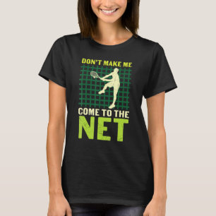 Camiseta Não me obrigue a ir à Reprodução de Tênis de Vinta