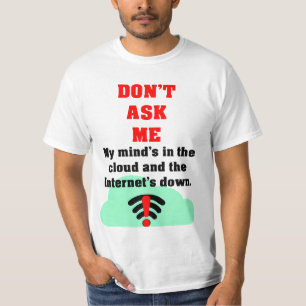 Camiseta Não me peça Internet