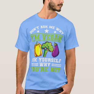 Camiseta Não me pergunte por que eu sou Vega da Proteína Ve