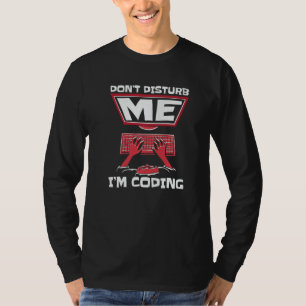 Camiseta Não me Perturbe Estou Programando Software Full St