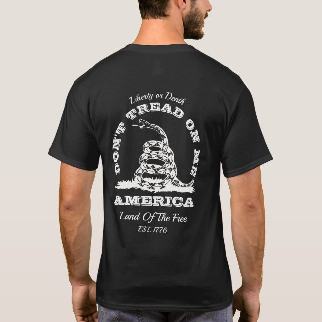 Camiseta Não me pise (Verso)