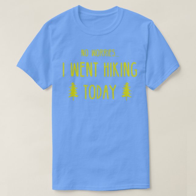 Camiseta Não Me Preocupei Hoje (Frente do Design)
