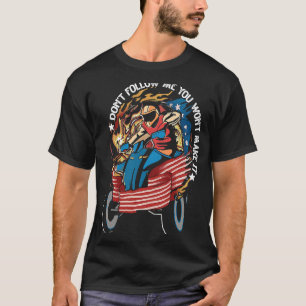 Camiseta Não me sigas, não vais fazer com que o ATV Rider Q