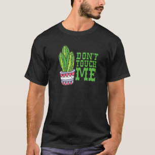 Camiseta Não me toques mulheres mens Cactus Cute Plant Gard