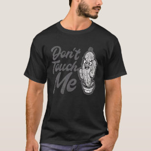 Camiseta Não me toques mulheres mens Cactus Cute Plant Gard