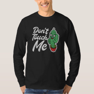 Camiseta Não me toques mulheres mens Cactus Cute Plant Gard
