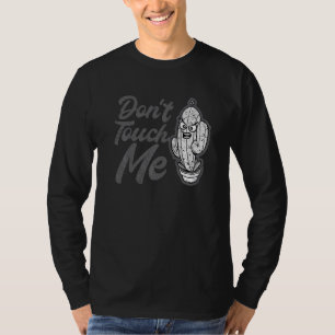 Camiseta Não me toques mulheres mens Cactus Cute Plant Gard