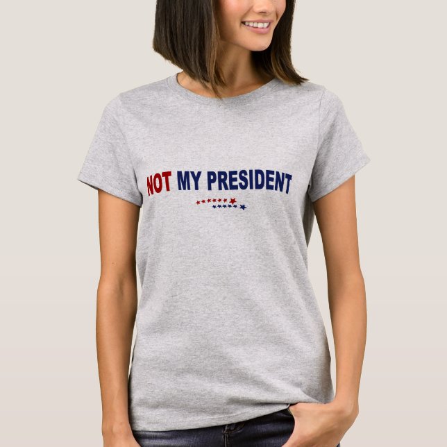 Camiseta Não meu presidente (Frente)