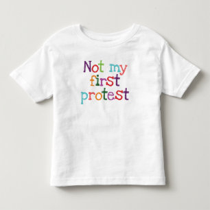 Camiseta Não meu primeiro protesto
