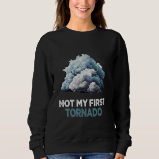 Camiseta Não Meu Primeiro Tornado Enquanto Tempestade Twist