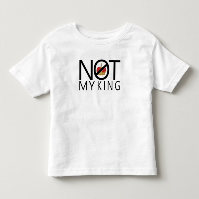 Camiseta Não Meu Rei (Frente)