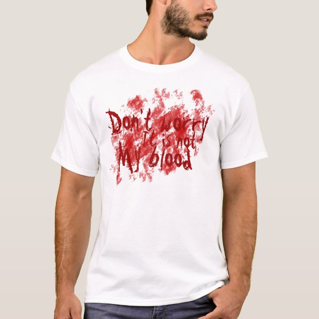 Camiseta Não meu sangue (Frente)