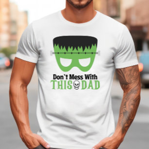 Camiseta Não mexa com este pai do halloween