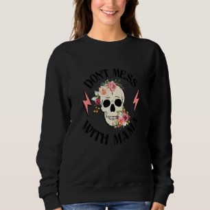 Camiseta Não Mexa Com Isso Com a Mamãe Vida de Mãe Caveira