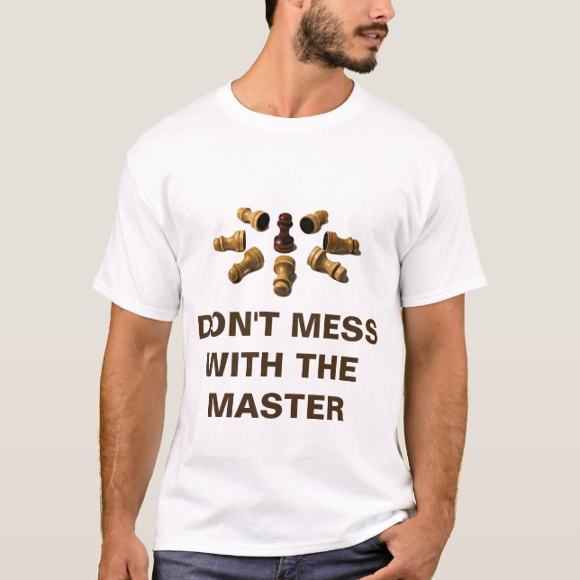Camiseta Não mexa com o mestre (Frente)