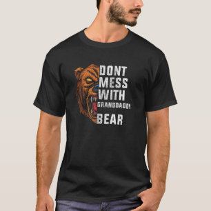 Camiseta não mexa com o ursinho do vovô autismo