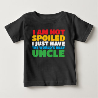 Camiseta não mimado, mas o melhor tio do mundo