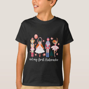 Camiseta Não Minha Primeira Fada de Açúcar do Ballet Quebra