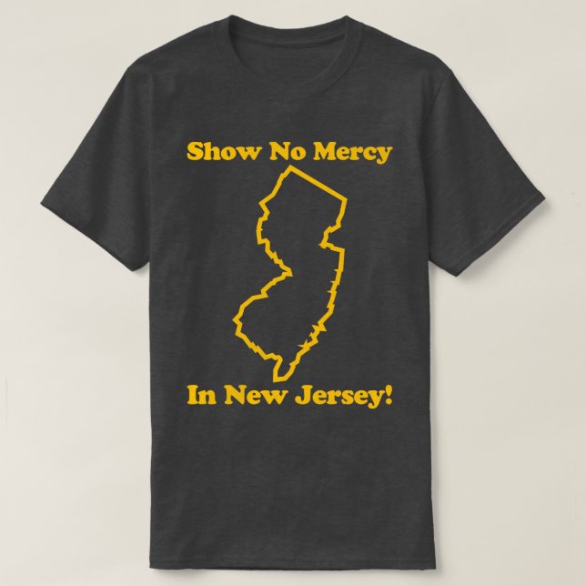 CAMISETA NÃO MOSTRAR COMPAIXÃO EM JERSEY 20 (Frente do Design)