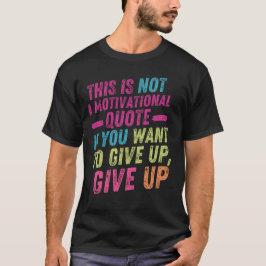 Camiseta Não Motivado