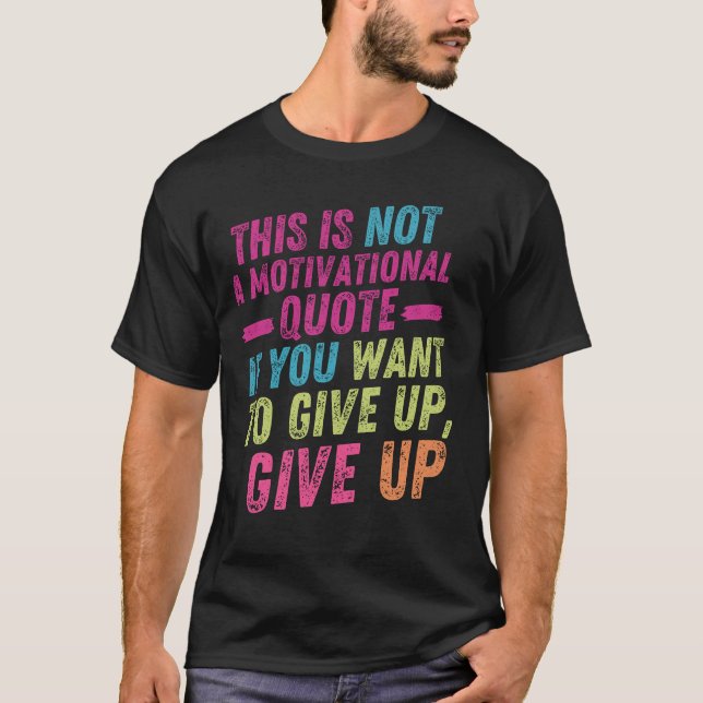 Camiseta Não Motivado (Frente)