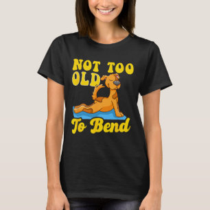 Camiseta Não Muito Velho Para Dobrar Frase Engraçada No Tap