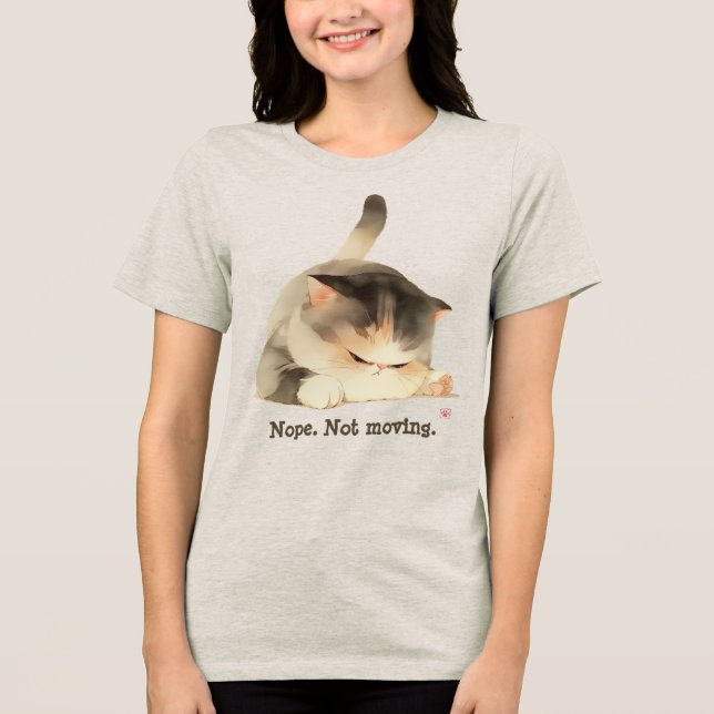 Camiseta Não. Não Movendo (Frente)