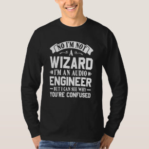 Camiseta Não, não sou um assistente Sou um som de Engenheir