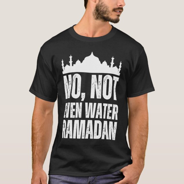 Camiseta Não Nem Mesmo Água Ramadan Kareem Mubarak  1 (Frente)