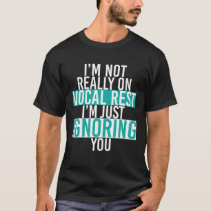 Camiseta Não No Cantor Engraçado De Cantor Engraçado Cantan