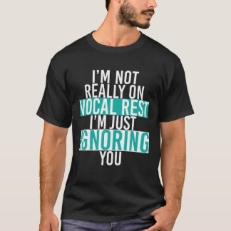 Camiseta Não No Cantor Engraçado De Cantor Engraçado Cantan