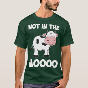 Camiseta Não No Humor Moo Engraçada Vaca Farmadora Gir