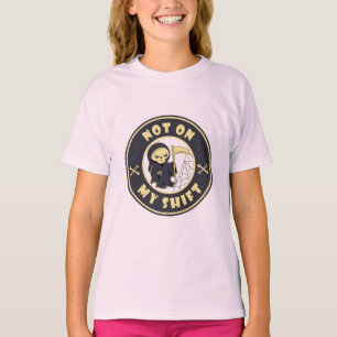 Camiseta Não no meu turno a citação do Dia das Bruxas da Gr
