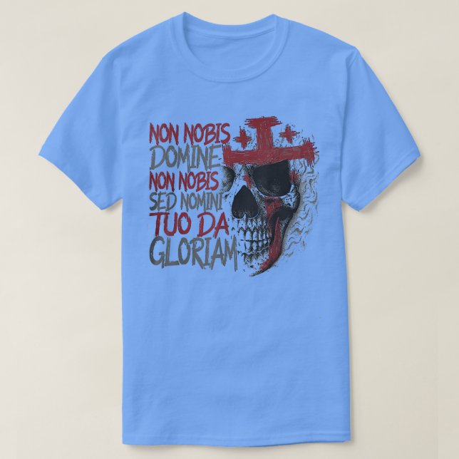 Camiseta Não Nobis Domine (Frente do Design)