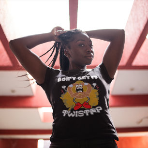 Camiseta Não o deixes torcido   Pretzel com raiva